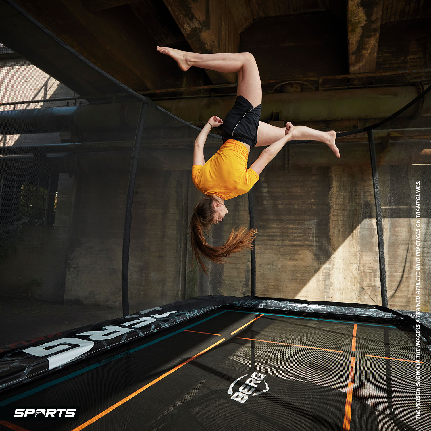 BERG Pro Bounce 500x500 Flatground + Safety net DLX XL - 4