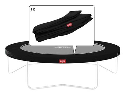 Reservdel Favorit REGULAR PADDING 380 BLACK WITH WHITE EDGE