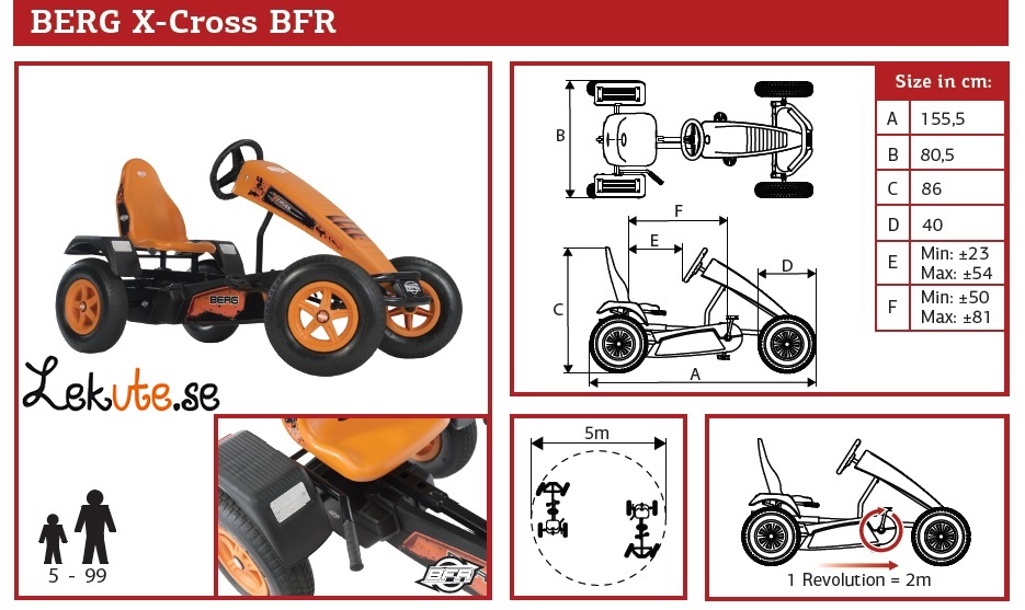 BERG trampbil  XL X-Cross BFR  - 10