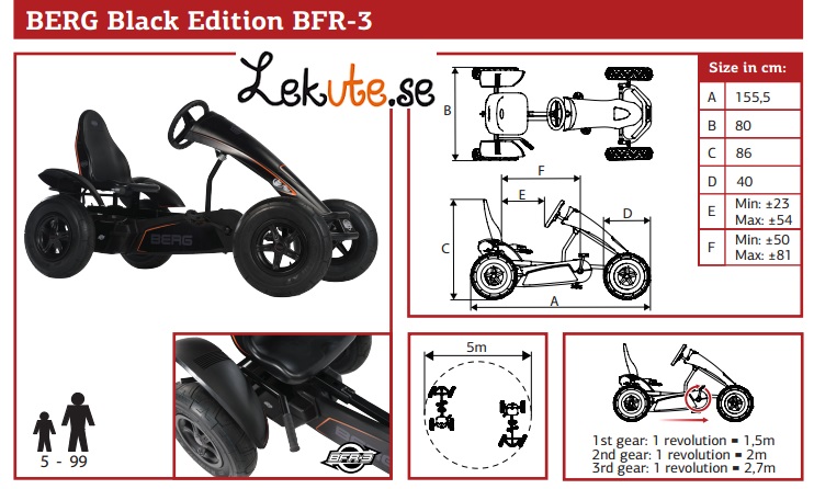 BERG trampbil Black Edition BFR-3 - 7