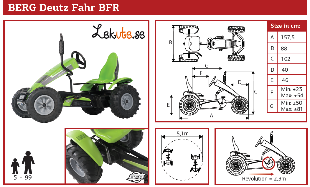 BERG tramptraktor Deutz Fahr BFR - 9