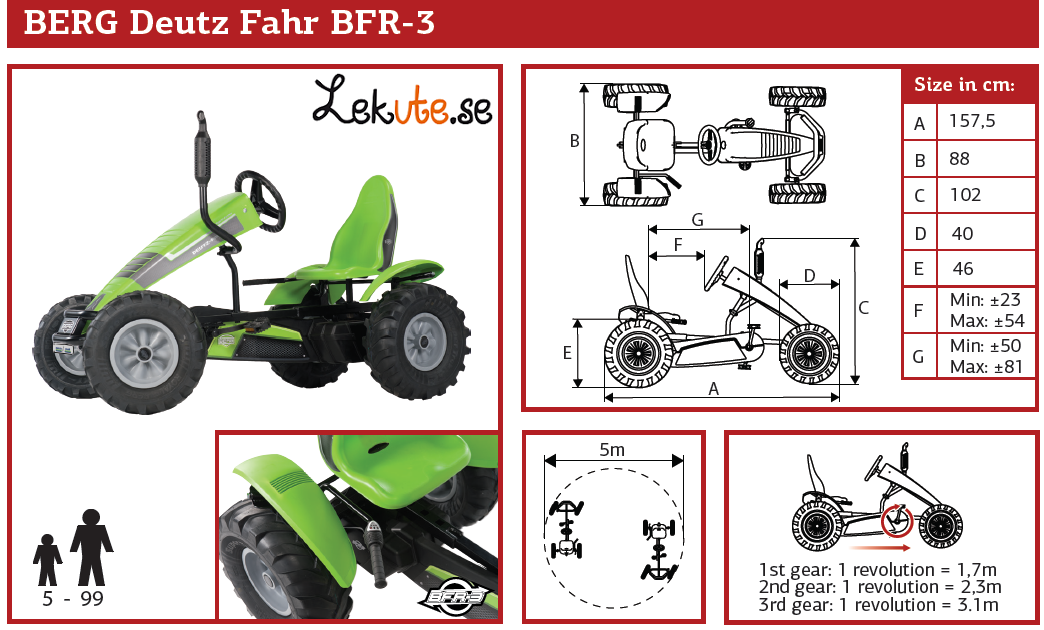 BERG tramptraktor Deutz Fahr BFR-3  - 9