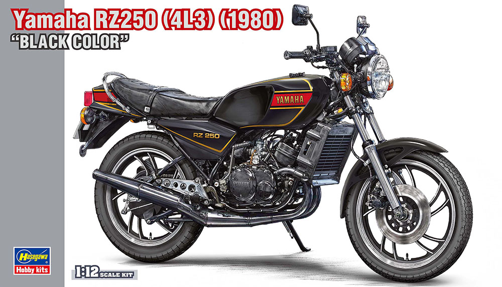 1/12 Yamaha RZ250, 1980, Black