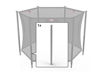 BERG Reservdel SAFETY NET COMFORT - LOWER TUBE TALENT 300 (10FT) + SPRINGBRACKET