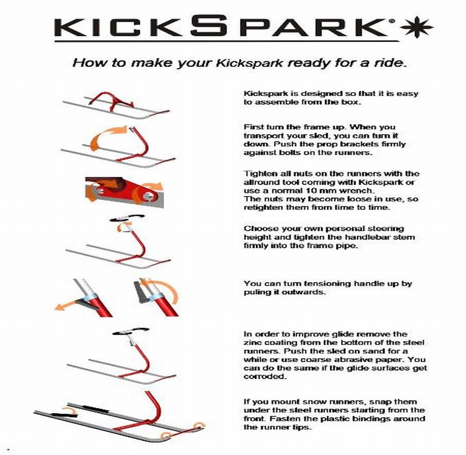 KickSpark Max spark solid röd - SLUT FÖR SÄSONGEN 2025/2026! - 5