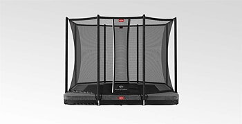 Studsmatta BERG Ultim Favorit inground grå 280 AirFlow + SAFETY NET COMFORT