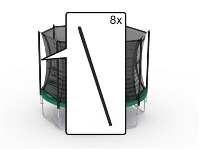 BERG Reservdel Favorit SAFETY NET COMFORT - SLEEVES (1X)/OBS PER STYCK!