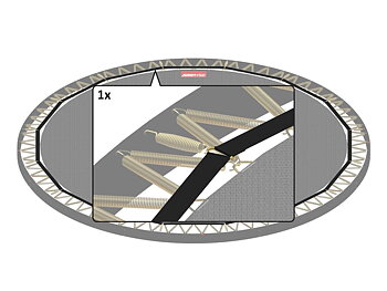 BERG Reservdel Champion/Elite FLATGROUND  - Padding Band 330 (11ft)
