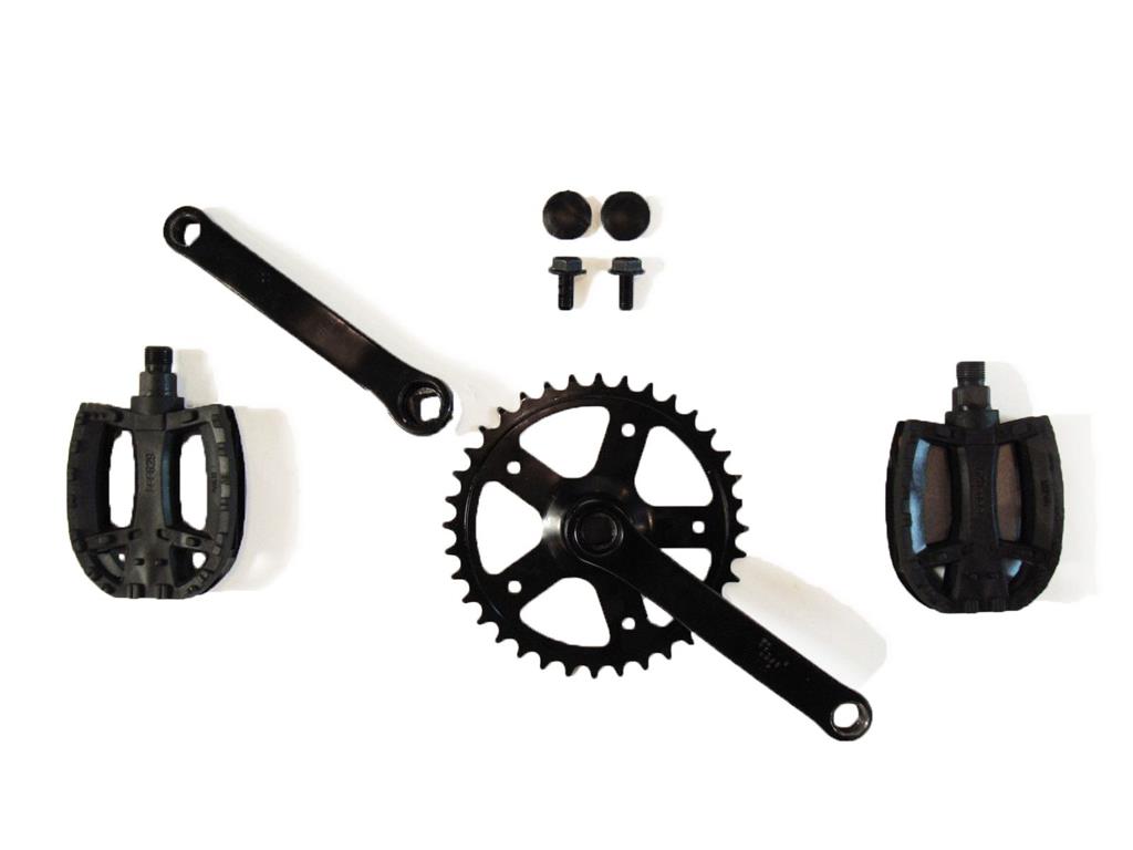 BERG BUDDY  CRANK SET 90, 28T + PEDALS