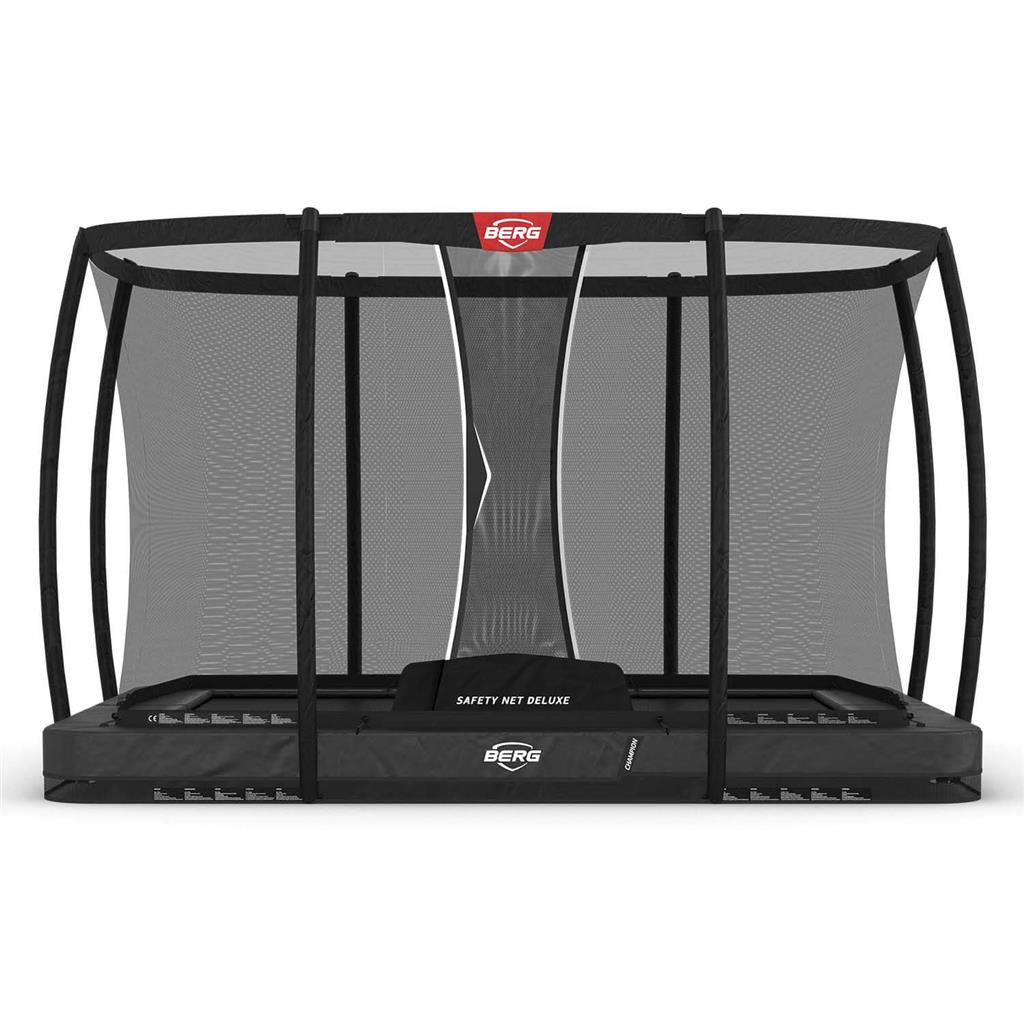 BERG Champion ULTIM Inground Grå 330x220 Rektangulär Air Flow PRO+ Safety Net Deluxe