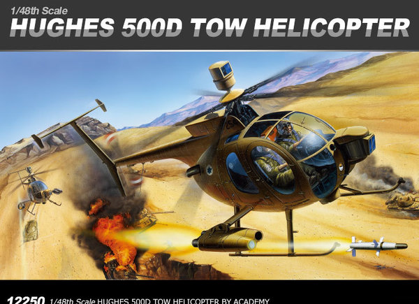 1/48 Hughes 500D Tow