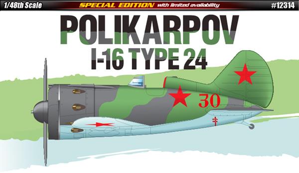 1/48 Polikarpov I-16 t. 24