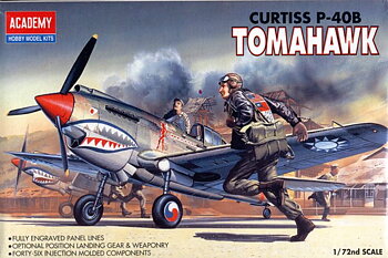 1/72 Curtis P-40B