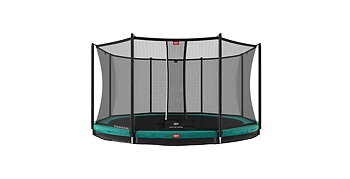 BERG InGround Favorit 430 Grön + skyddsnät Comfort