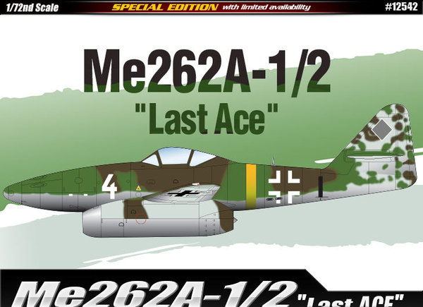 1/72 Me-262A-1/2 "Last Ace"