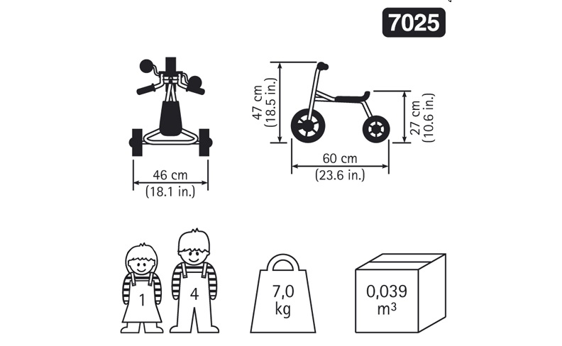 RABO trehjuling Trike 1 - 8