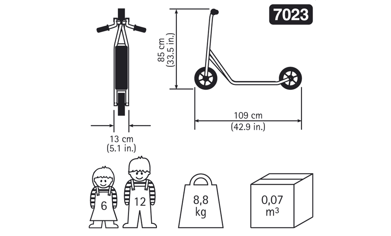 RABO sparkcykel Maxi Scooter - 6