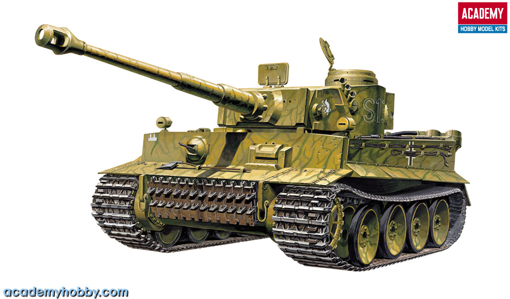 1/35 Tiger I  - early + 4 fig.