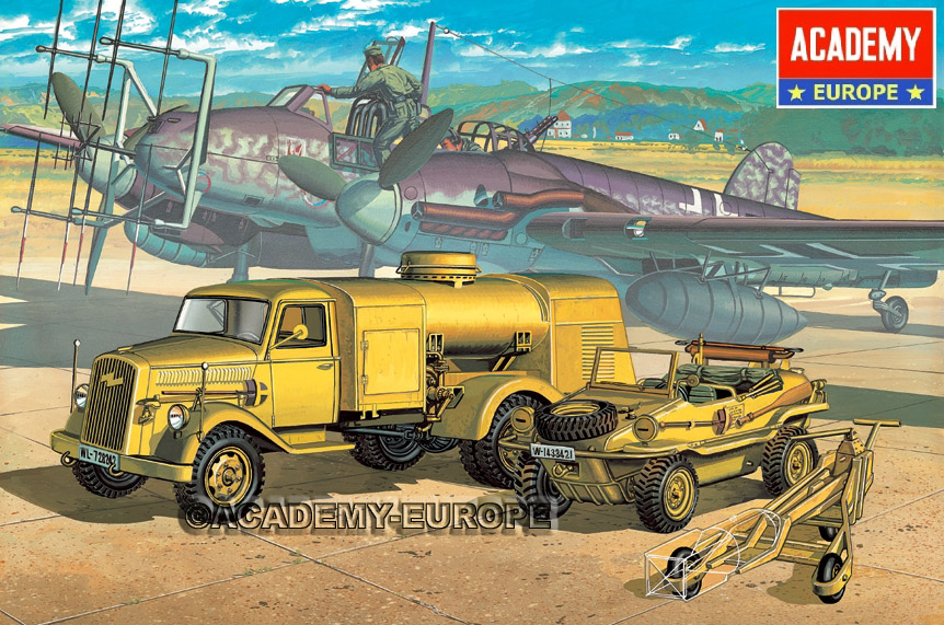 1/72 Fuel Truck & Schwimm Wagen