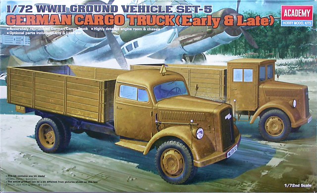 1/72 Cargo Truck, early/late