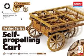 Leonardo da Vinci Cart (NO GLUE, moveable parts)