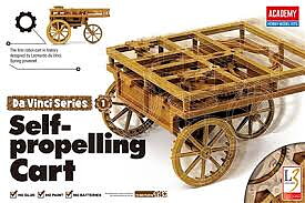 Leonardo da Vinci Cart (NO GLUE, moveable parts)