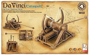 Leonardo da Vinci Catapult (NO GLUE, moveable parts)
