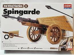 Leonardo da Vinci Spingarde (NO GLUE, moveable parts)