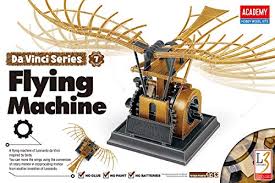 Leonardo da Vinci Flying Machine (NO GLUE, movable parts)