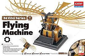 Leonardo da Vinci Flying Machine (NO GLUE, movable parts)