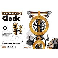 Leonardo da Vinci Clock (NO GLUE, moveable parts)