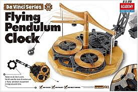 Leonardo da Vinci Pendulum Clock (NO GLUE, movable parts)