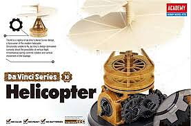 Leonardo da Vinci Pendulum Helicopter  (NO GLUE, movable parts)