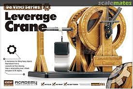 Leonardo da Vinci Leverage Crane (NO GLUE, movable parts)