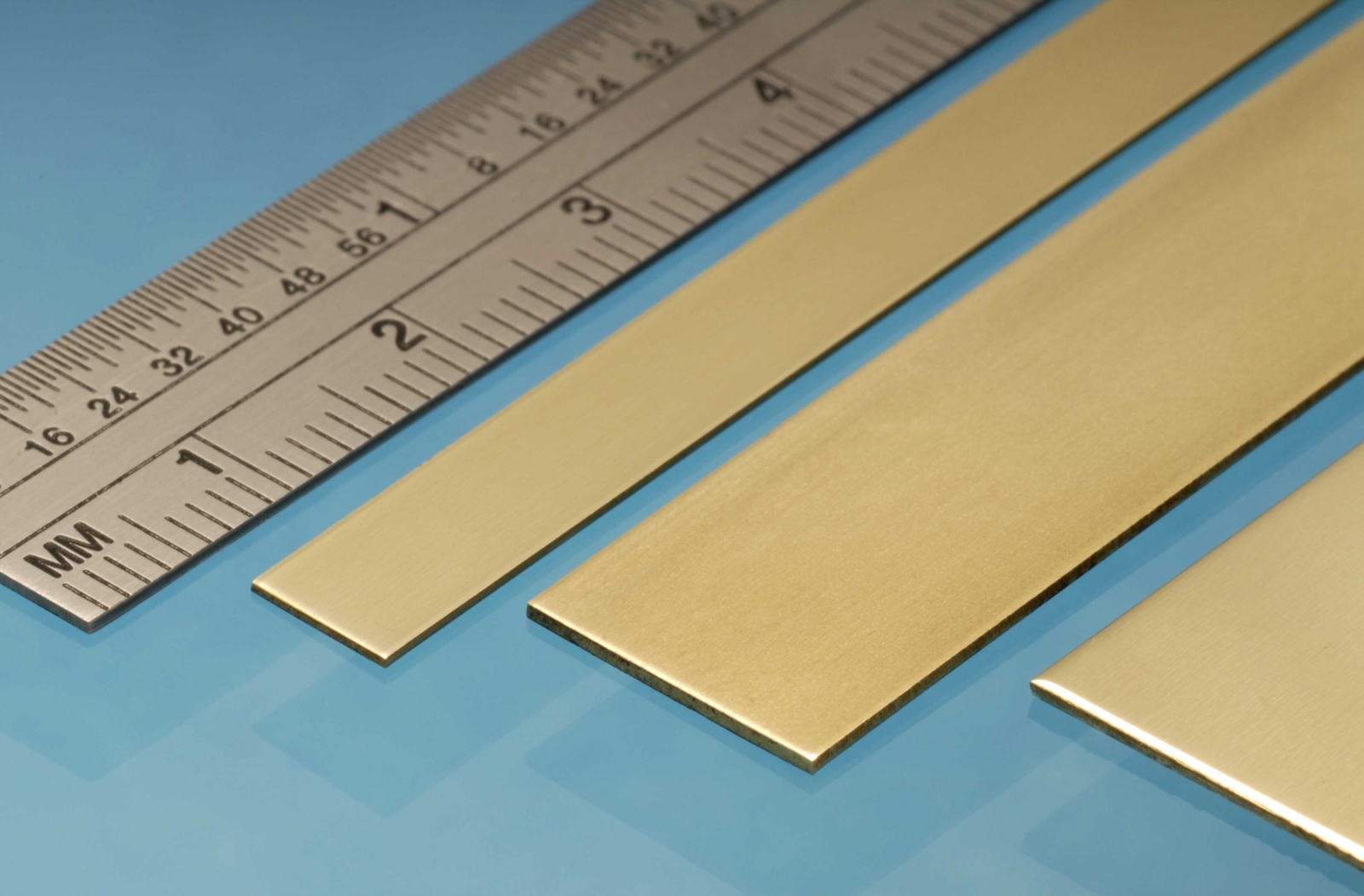 Brass Strip, 25 x 1.6 mm, 1pc, 305mm