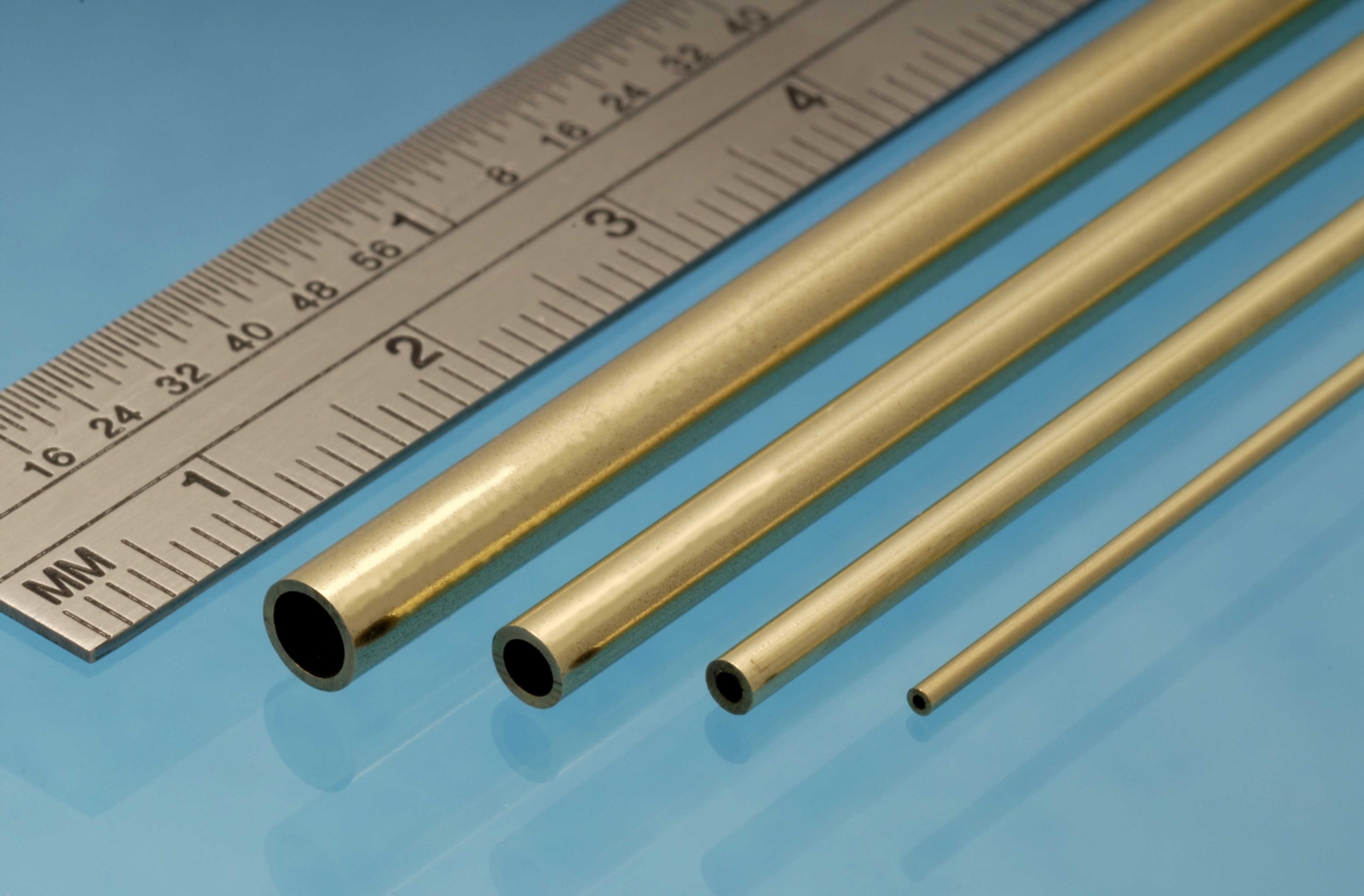 Brass Tube, 7 x 0.45 mm, 3pcs, 305mm