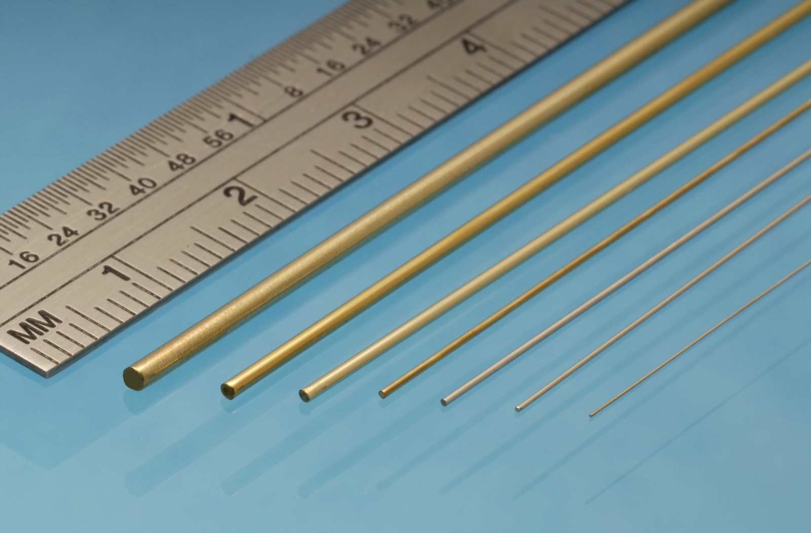 Brass Rod, 2.5 mm, 4pcs, 305mm