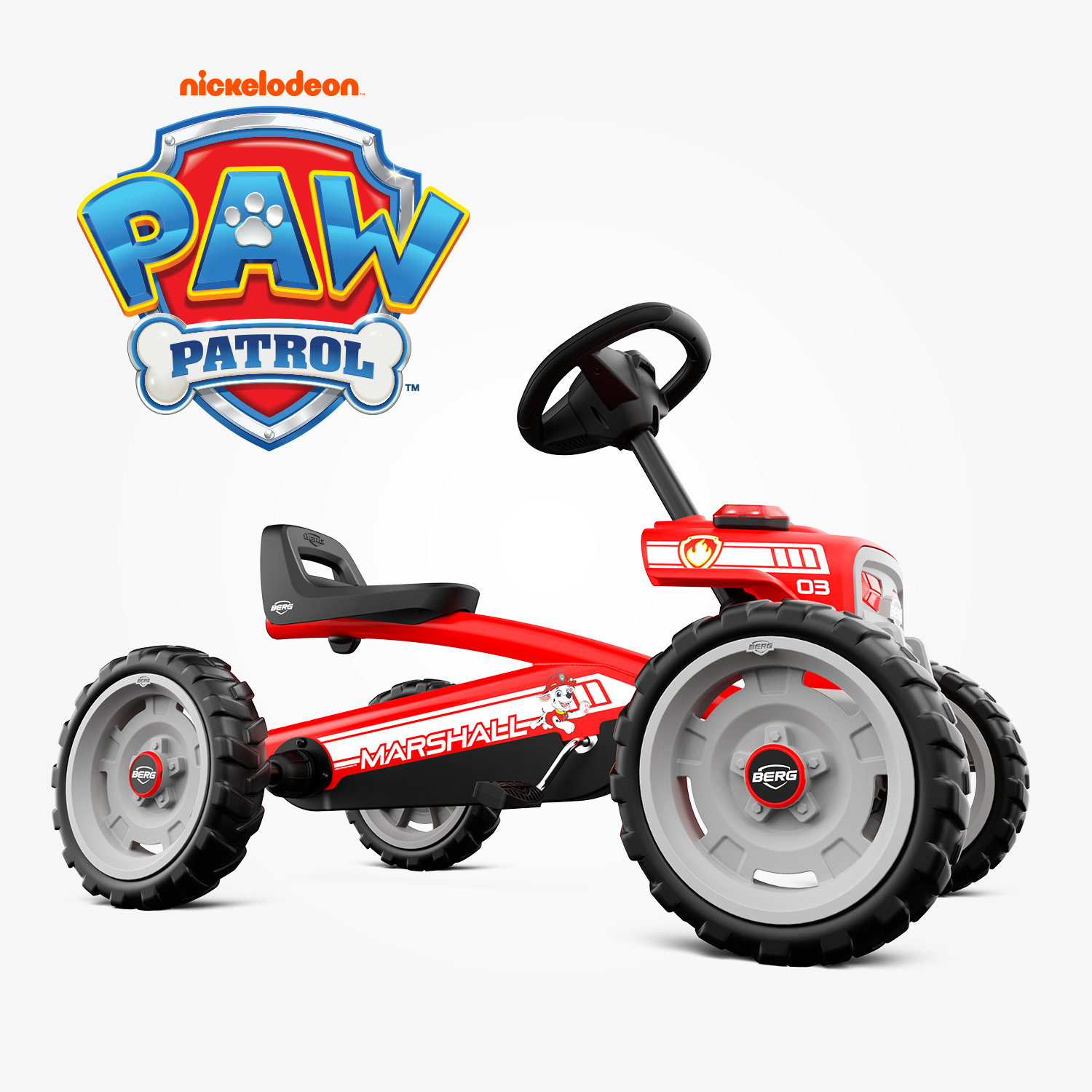 BERG tramptraktor PAWPATROL Buzzy Marshall - Från 2 år  - 2