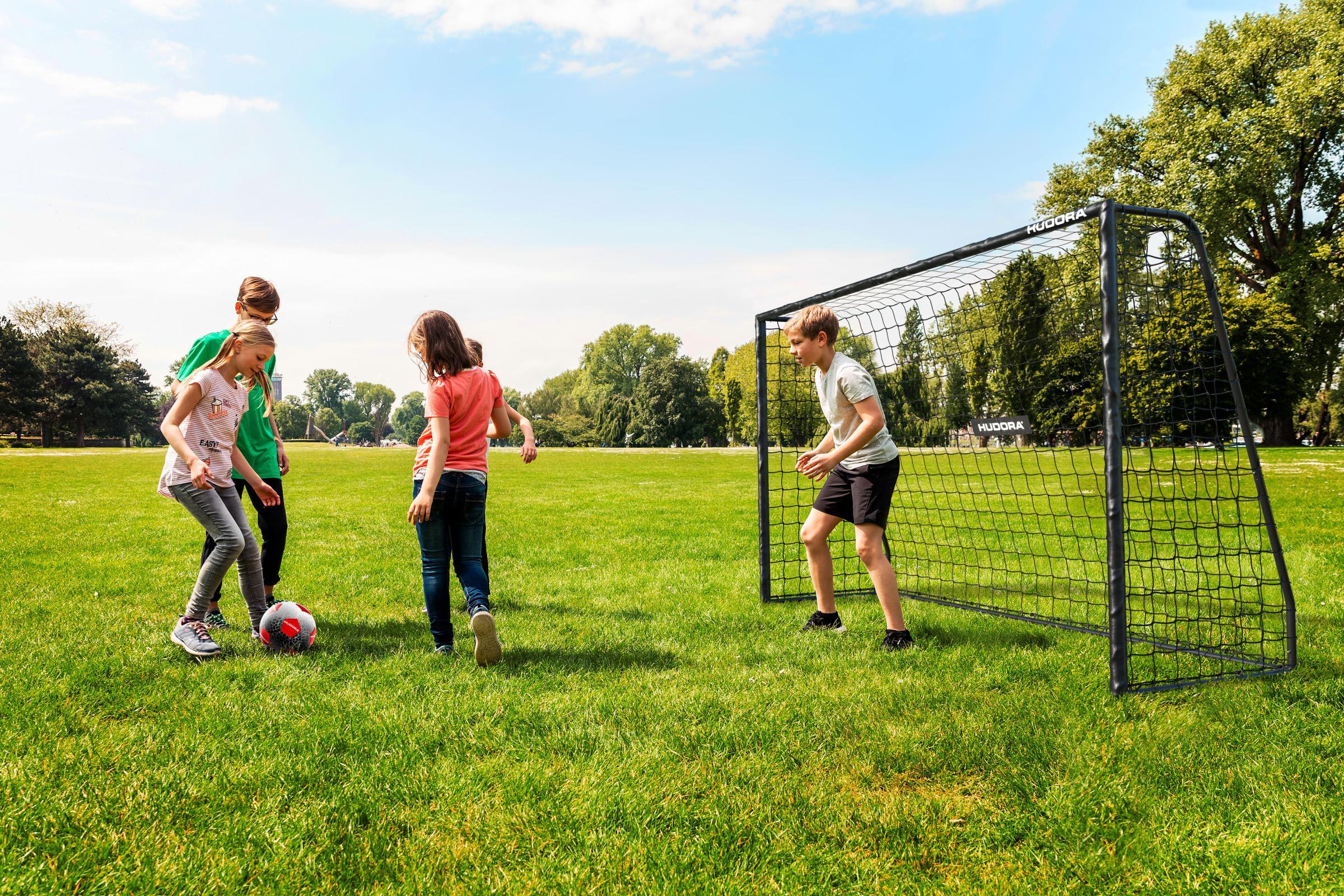 Hudora fotbollsmål ProTec Lite Svart  300x200 (BxH) - VM-PRIS! - 3