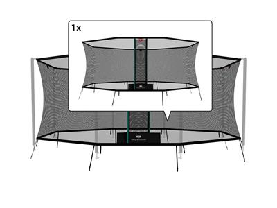 Reservdel GRAND SAFETY NET COMFORT - NETTING 520 (endast nätet)