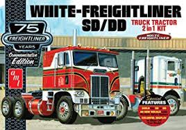 1/25 Whte Freightlines Sc/Dd Cabover 70Th An.