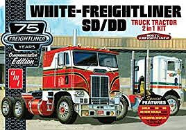 1/25 Whte Freightlines Sc/Dd Cabover 70Th An.