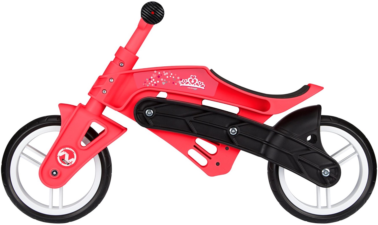 Springcykel / balanscykel Rosa/svart N Rider - 5