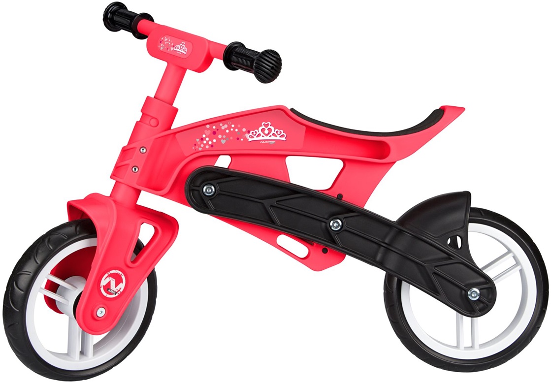 Springcykel / balanscykel Rosa/svart N Rider - 6