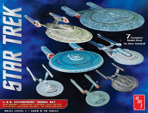 1/2500 Star Trek USS Enterprise - NO GLUE
