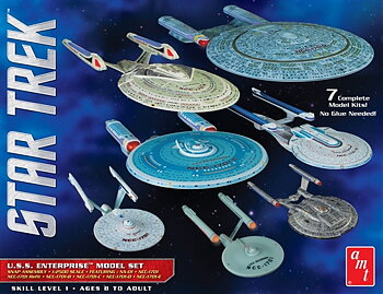 1/2500 Star Trek USS Enterprise - NO GLUE