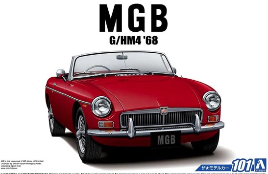 1/24 BLMC G/HM4 MG-B MK-2 1968