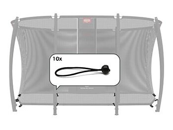 BERG Reservdel ULTIM/GRAND SAFETY NET DELUXE - ELASTIC BANDS FOR BOTTOM OF NETTING (10X