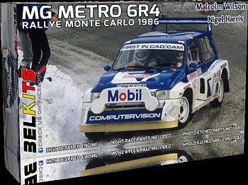 1/24 Mg Metro 6R4 Rally Monte Carlo 1986 Team  Wilson/Harris
