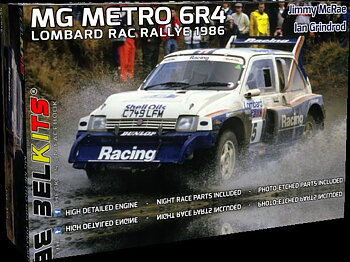 1/24 Mg Metro 6R4 Lombard Rac Rally 1986 Team McRae/Grindrod.